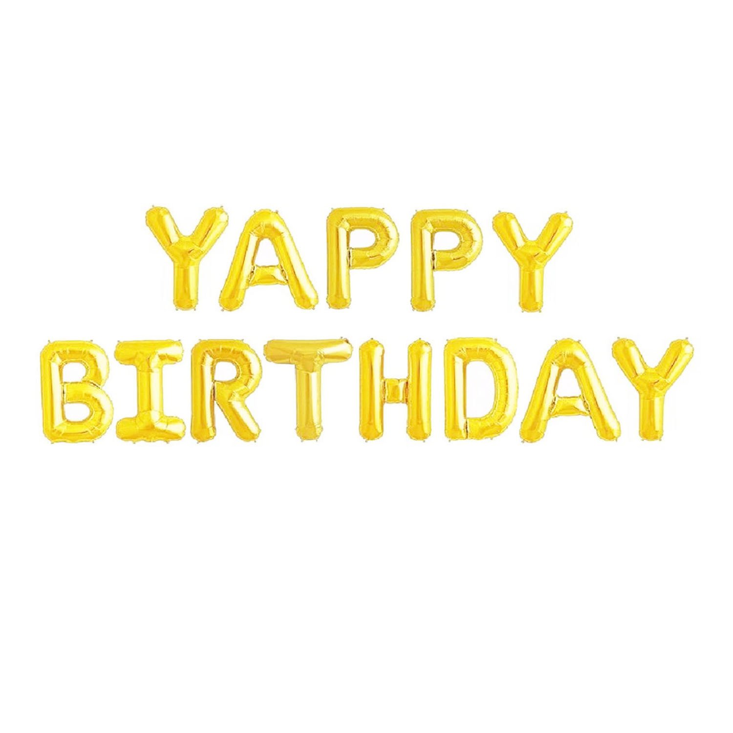 Yappy Birthday - Balloon Banner Set
